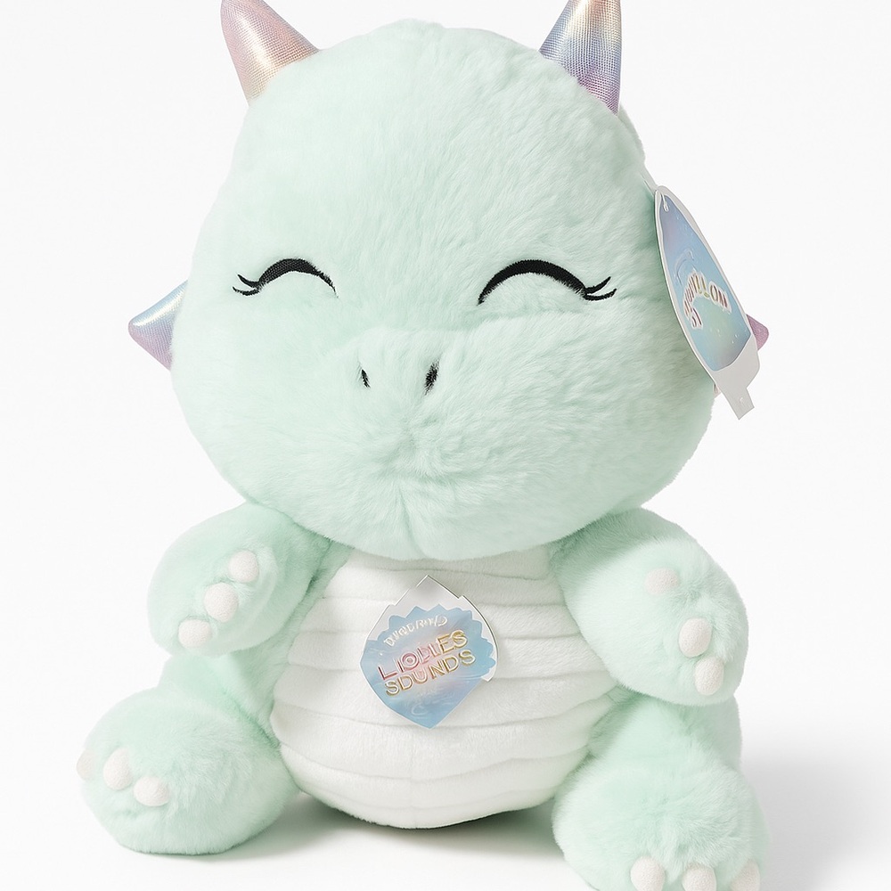 Lights & Sounds Dragon Plush 12” NWT